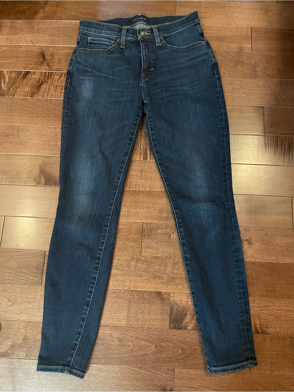 Lucky Brand Women's Dark Blue Skinny Jeans